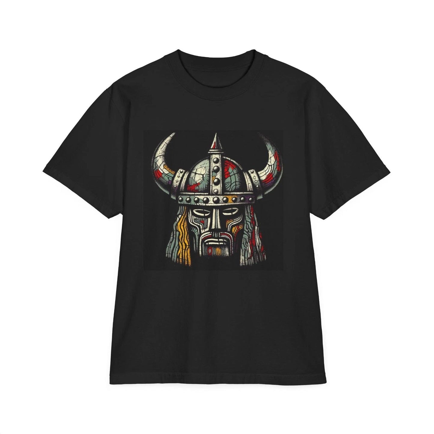 Viking art Unisex Garment-Dyed Drop-Shoulder T-Shirt original tee design