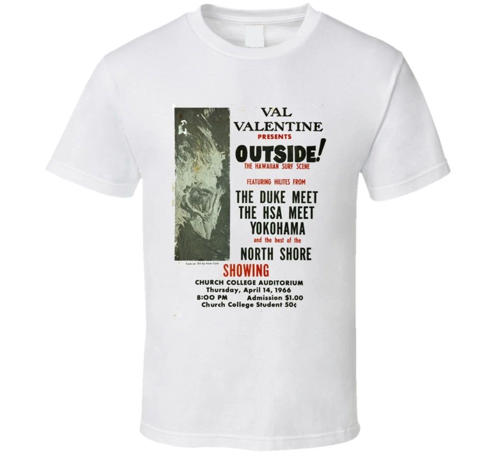 Vintage Surf T-Shirt Outside Film 1966