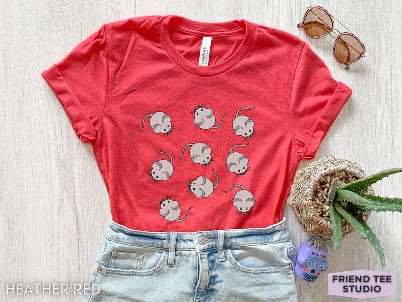 Cute Rat Comfort Tee Pet Rodent Animal Lover Gift Shirt