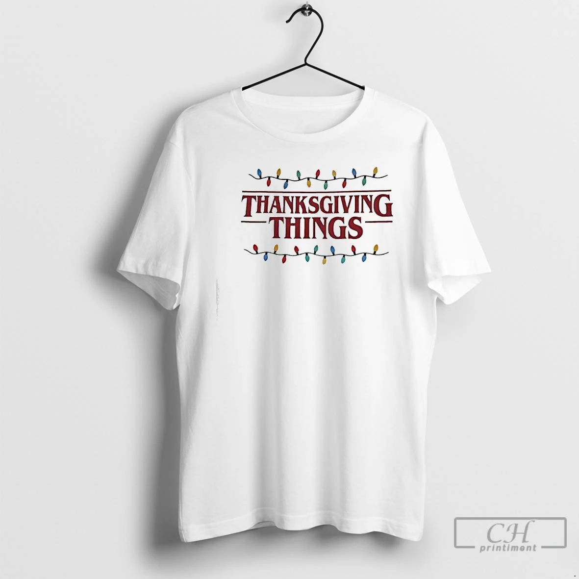 Premium Thanksgiving Things Christmas Lights T Shirts