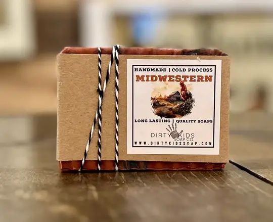 Midwestern Bar Soap / Cold Process / Moisturizing