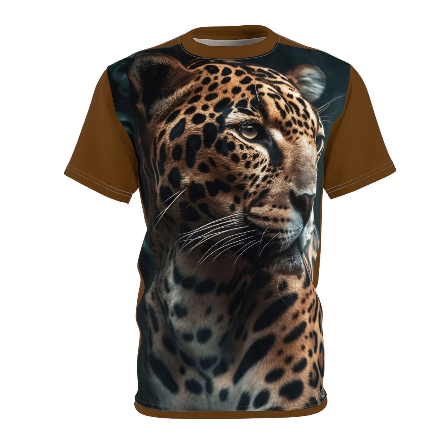 Leopard Edition Trendy Animal Print Shirt I Love Hunza | | Brown Color