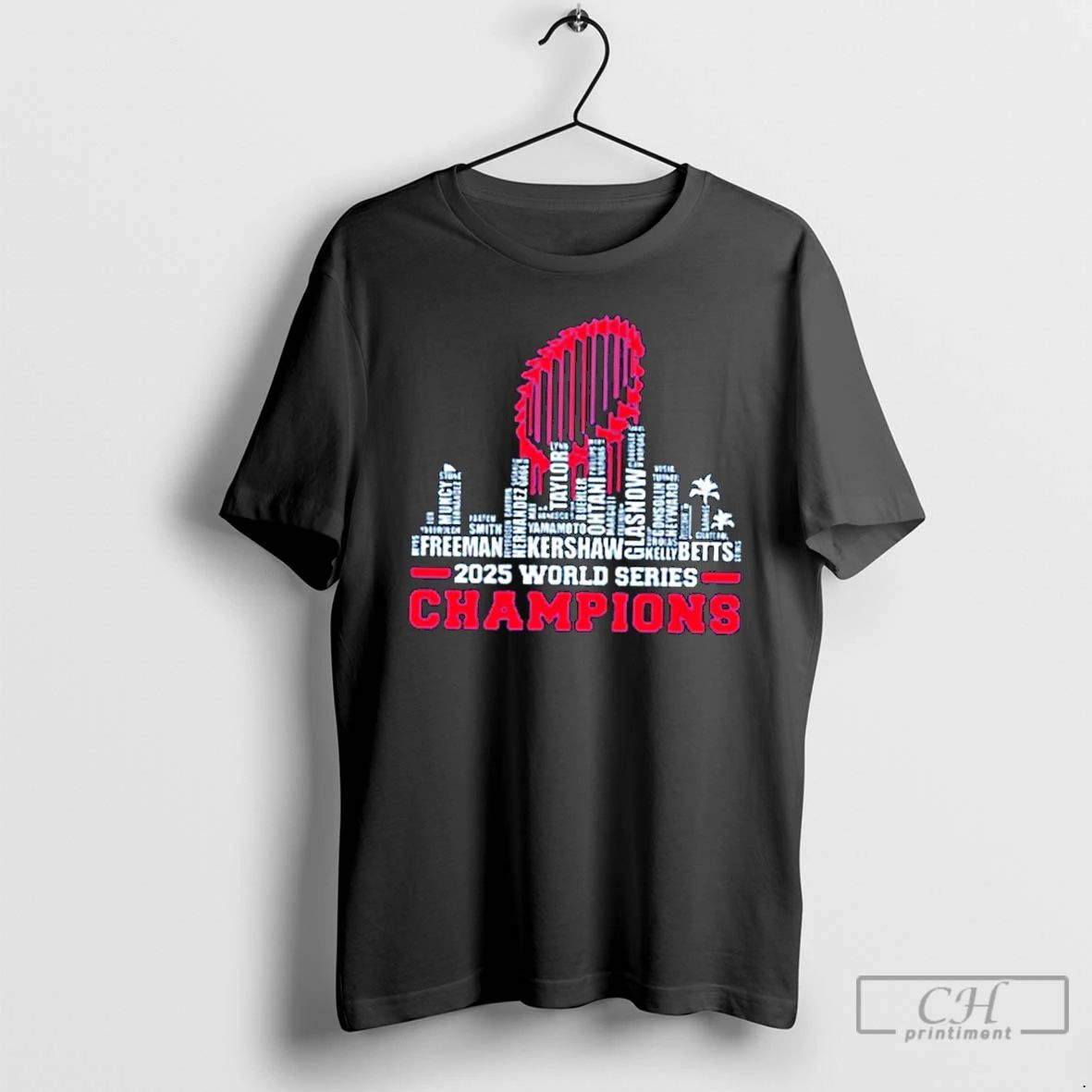 Premium Los Angeles Dodgers Baseball 2025 All Team Player Champions T Shirts