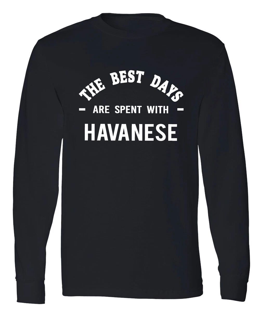 Havanese Long Sleeve T-Shirt Animal Lover Pet Dogs Owner Dog Mom Dad Tee
