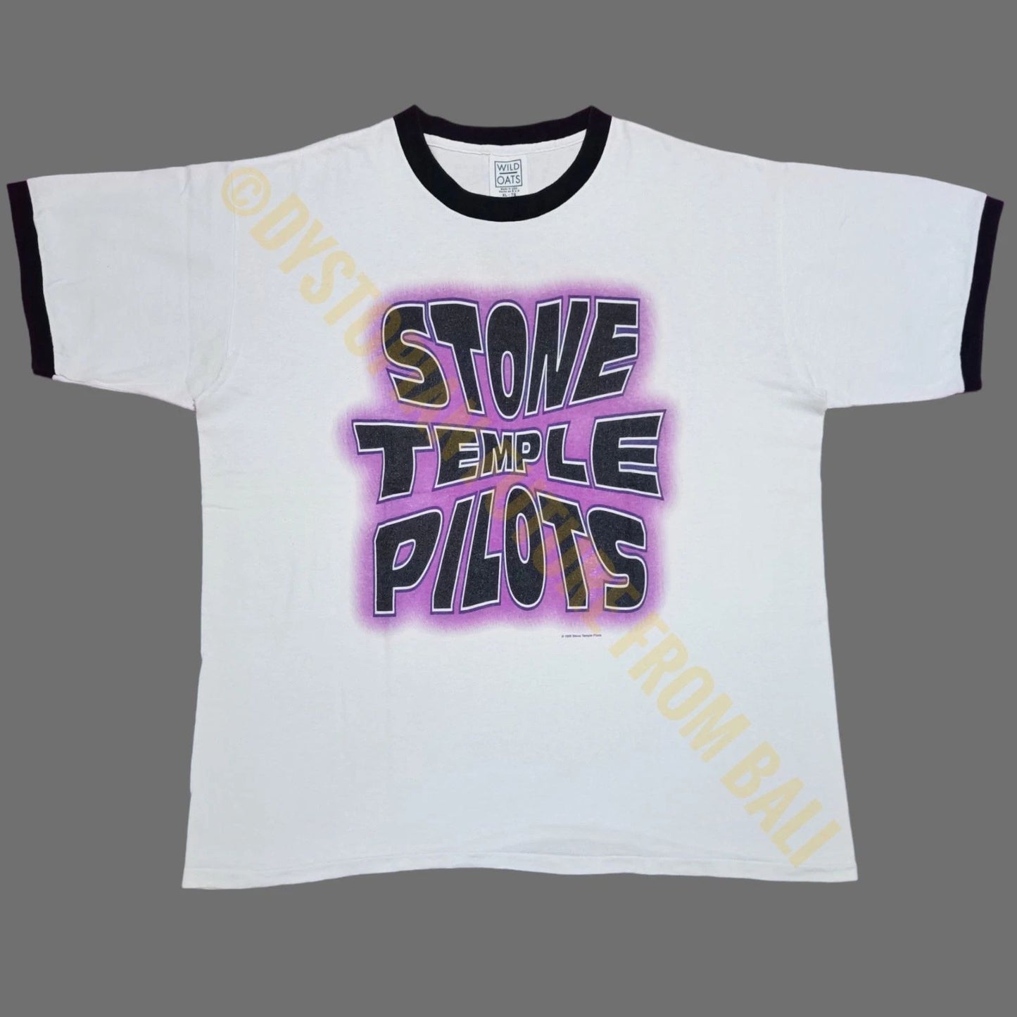Vintage 1996 Stone Temple Pilots - North American Tour Ringer Band T-shirt