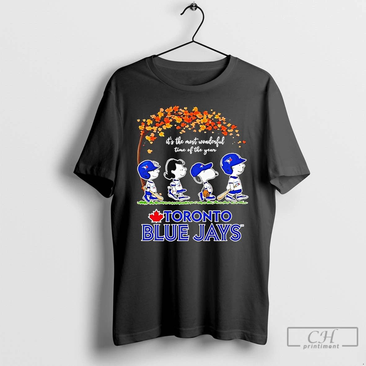 Classic Peanuts X Toronto Blue Jays 2025 Its The Most Wonderful Time Of The Year