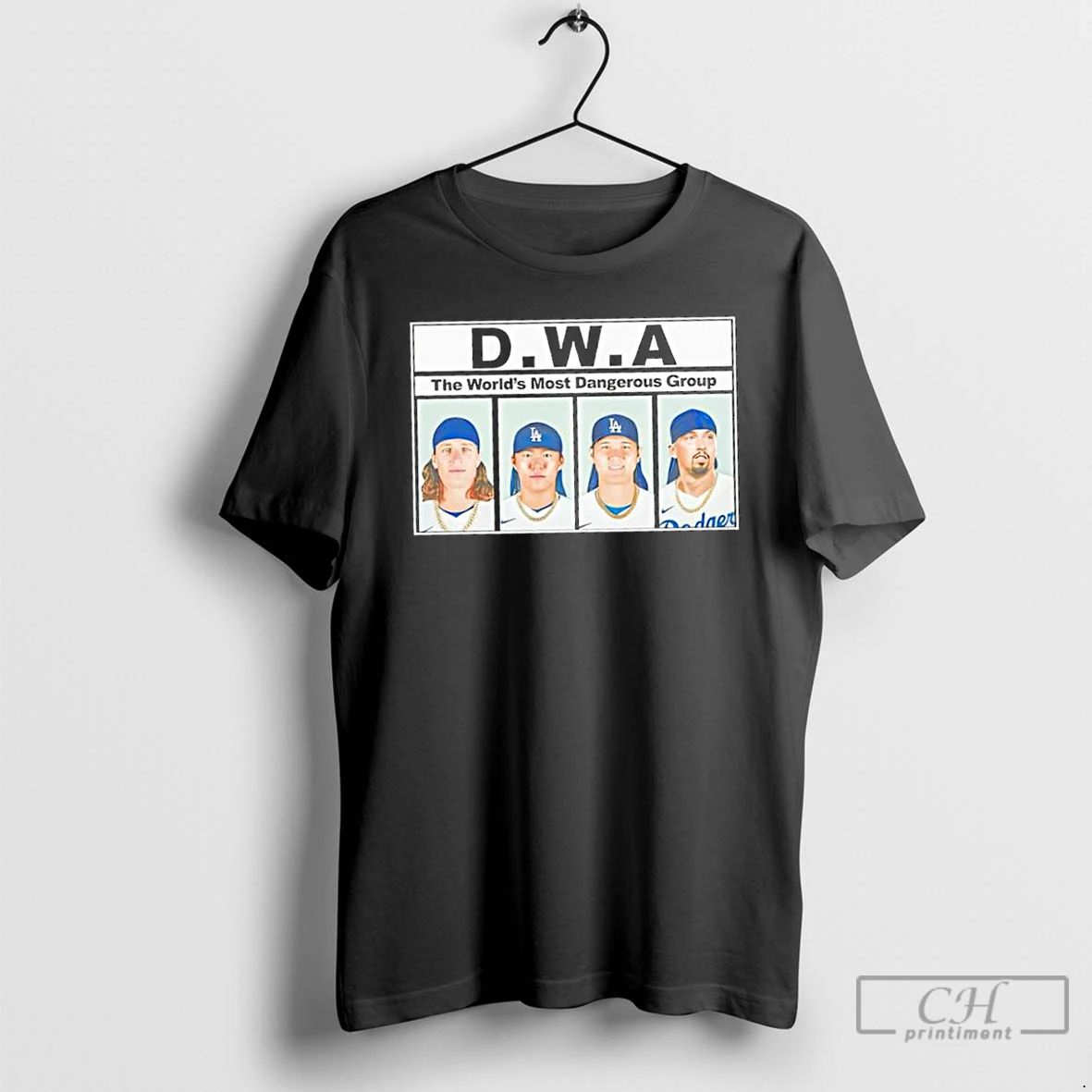 Classic Los Angeles Dodgers Players Dwa The Worlds Most Dangerous Group T Shirts