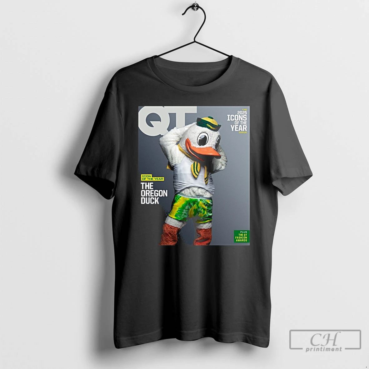 Classic Qt Icon Of The Year The Oregon Duck T Shirts