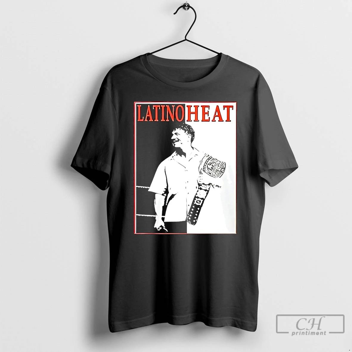 Premium Latino Heat Wearing Eddie Guerrero Latino Heat T Shirts