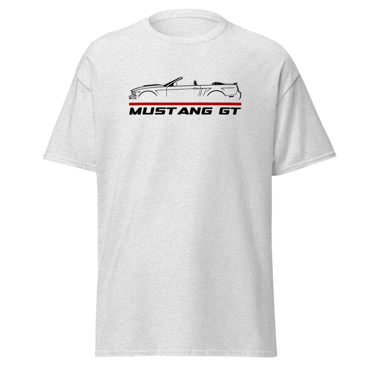 Premium T-Shirt For Ford Mustang GT Convertible 2007 Car Fans Birthday Gift Tee