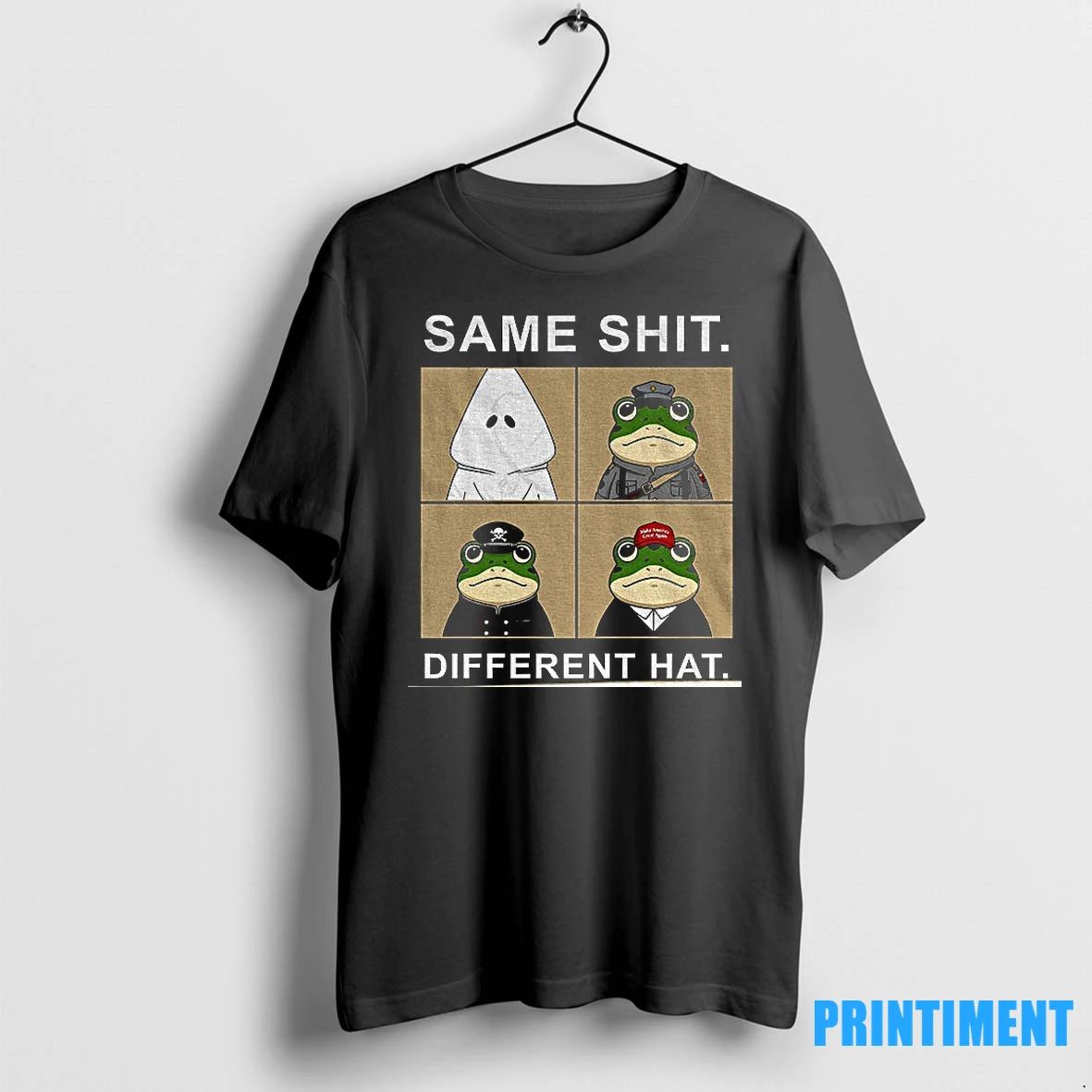 Kkk Portland Frog Same Shit Different Hat Anti Trump Political Tshirts Sweater