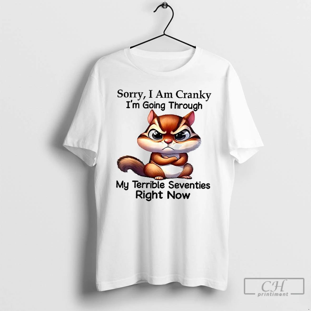 Premium Squirrel Sorry Im Cranky Im Going Through My Terrible 70s Right Now Ceramic Ceramic