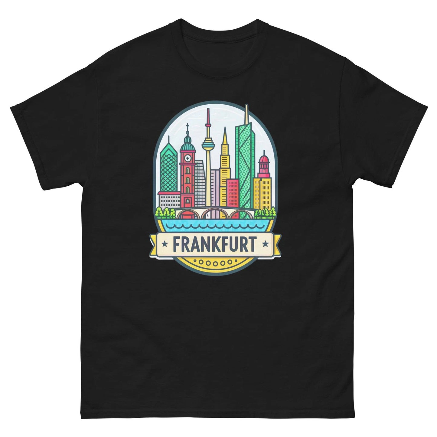 Frankfurt World Travel Urban Area City T-Shirt