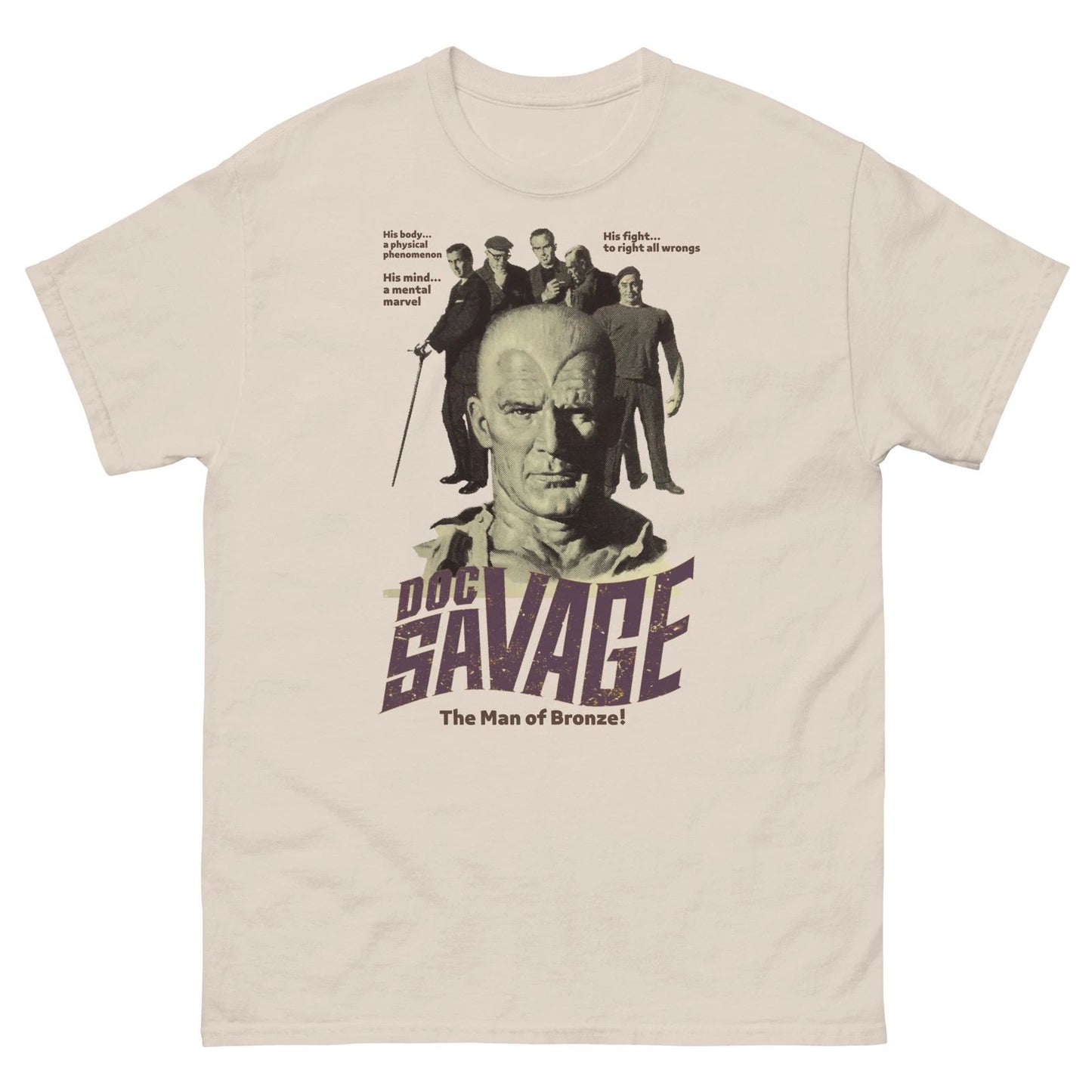 Doc Savage T-Shirt | Classic Pulp Hero | Vintage Adventure Style Tee