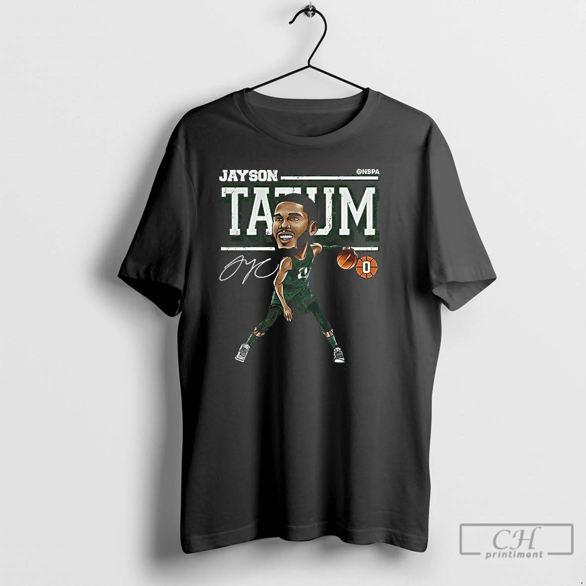 Classic Jayson Tatum Boston Celtics Nba Cartoon Signature T Shirts