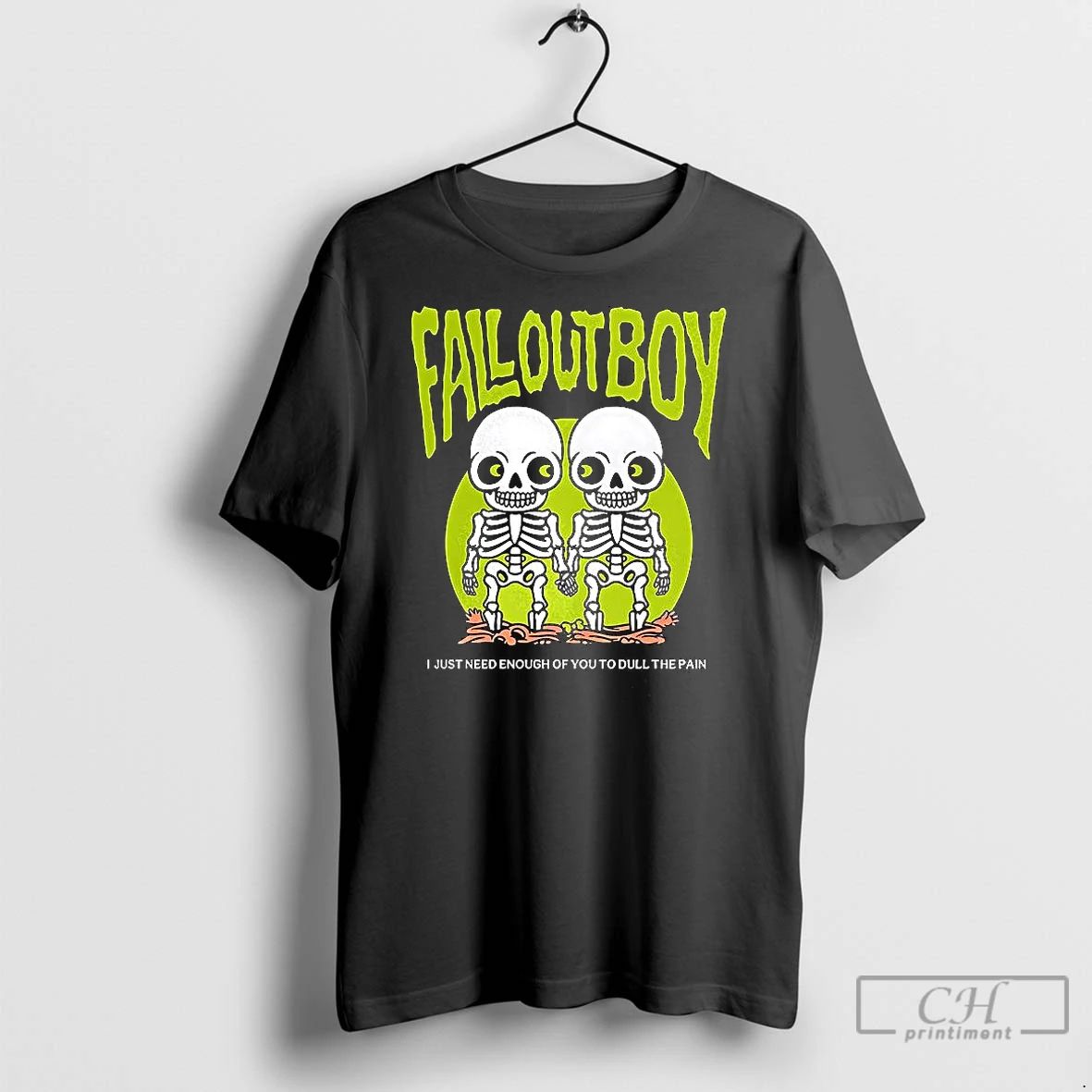 Classic Fall Out Boy Twin Skeleton