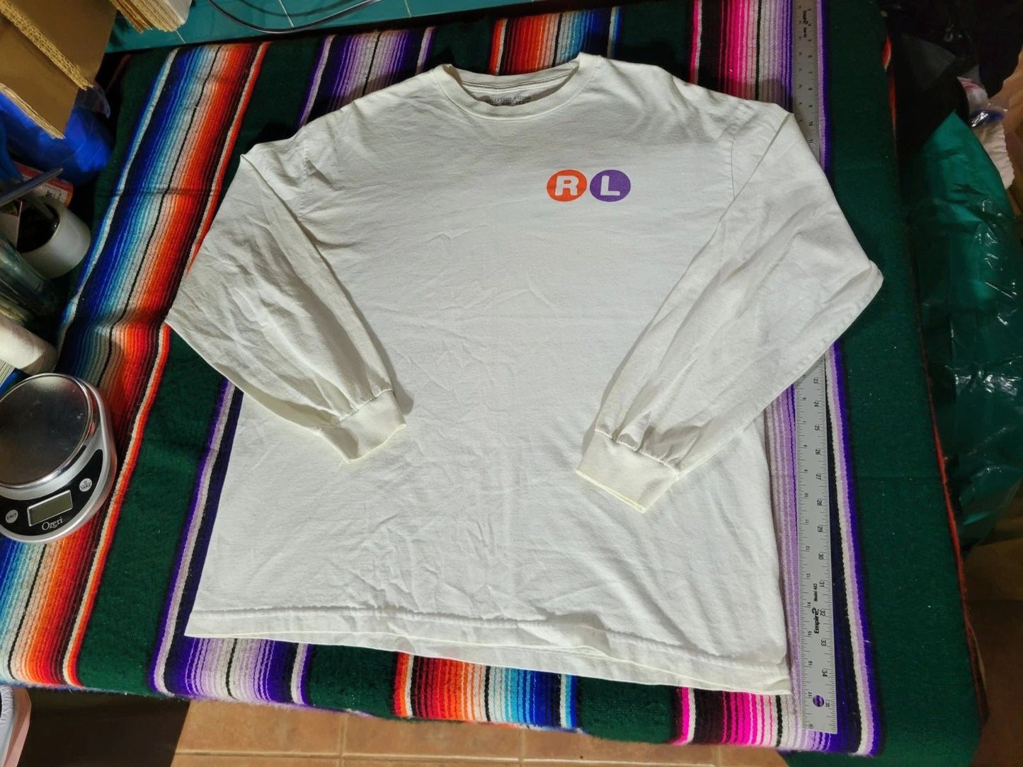 Rolling Loud Expo Line Travel Smart Long Sleeve T-Shirt Size XL