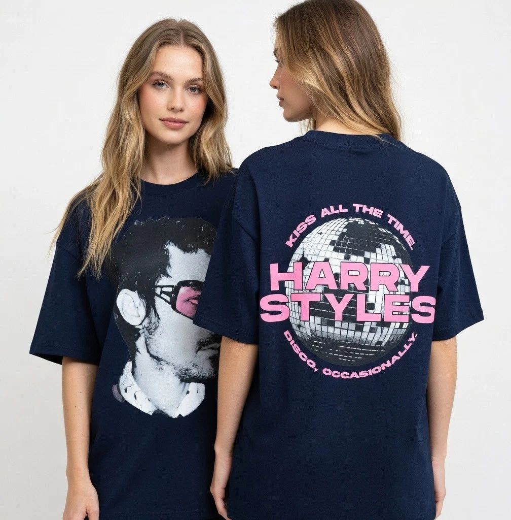 Retro Love & Kindness Music Tour T-Shirt Vintage Pop Star Aesthetic Cotton Tee S