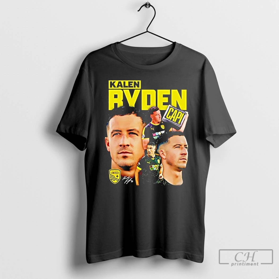 Classic Kalen Ryden Capi New Mexico United Autographed Bootleg Vintage T Shirts