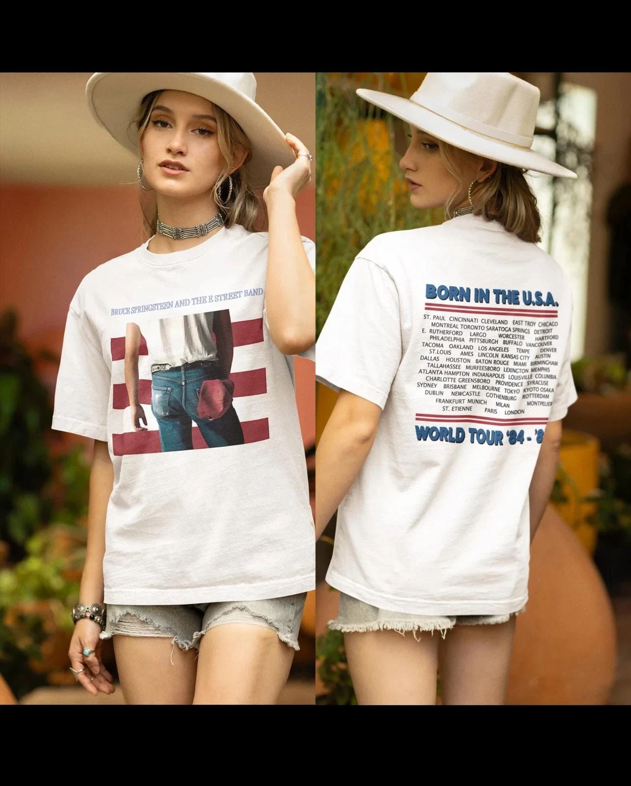Vintage Rock Music Graphic Tee Unisex Classic Concert Style Shirt