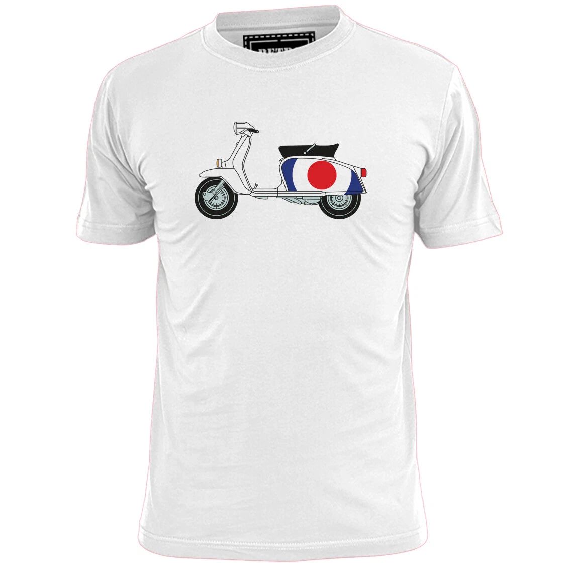 Mens Lambretta Target T Shirt Scooters Jam Weller Who Quadrophenia