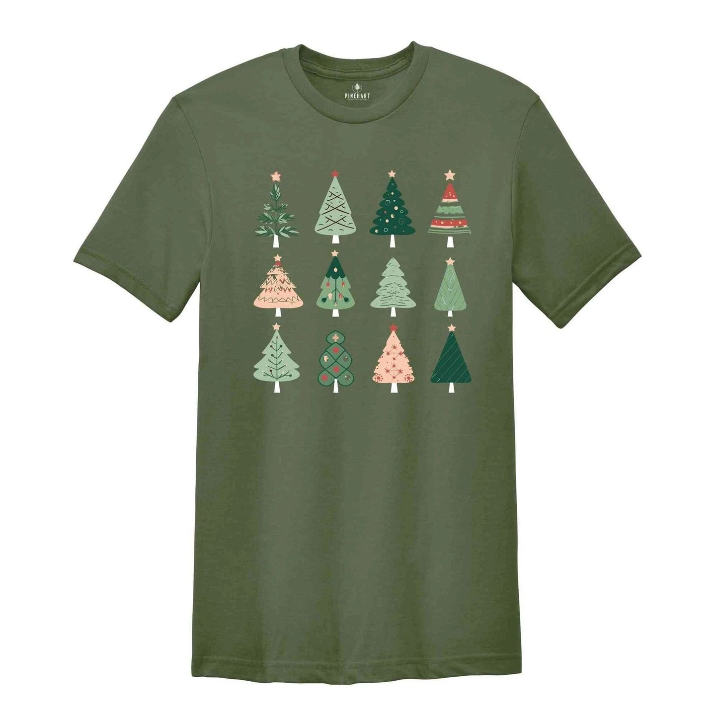 Christmas Trees Shirt, Christmas Shirt, Christmas Gifts, Cute Christmas Tee, Chr