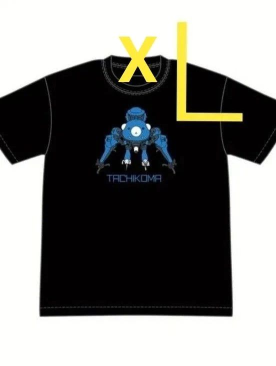 New Ghost in the Shell Tachikoma T Shirt Black Simple Character XL Men s