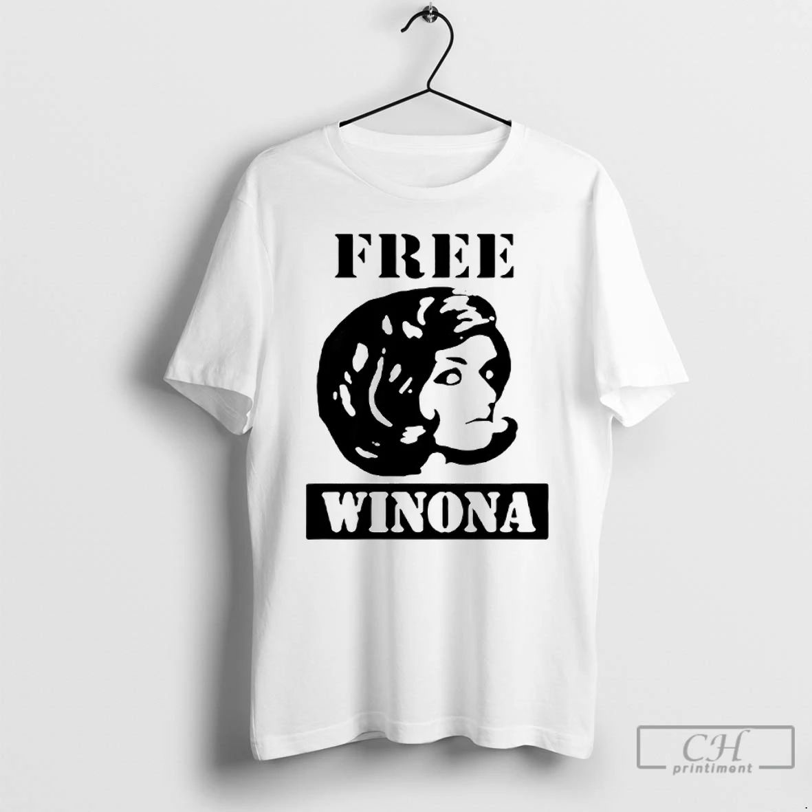 Classic Robert Rich Free Winona Ryder T Shirts