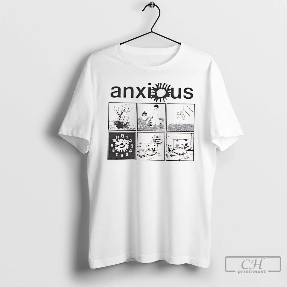 Classic Anxious Van Comic New Graphic T Shirts