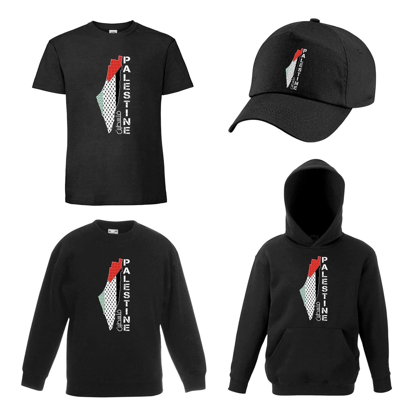 PL-9 Palestine T-SHIRT Sweatshirt Baseball Hat Hoodie PEACE Free Palestine Shirt