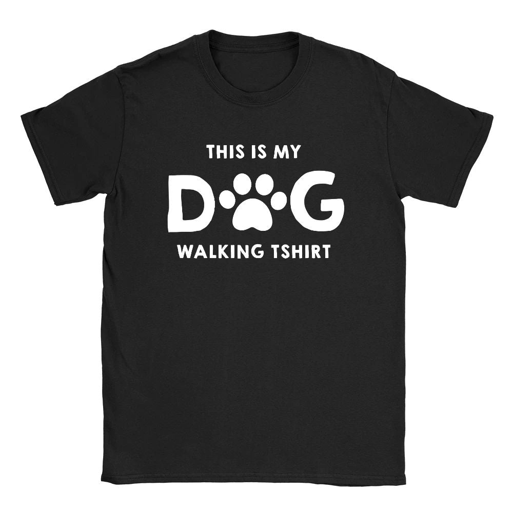 Dog Walking Shirt Mens T-Shirt Dog Animal Lover Breeder Present Gift