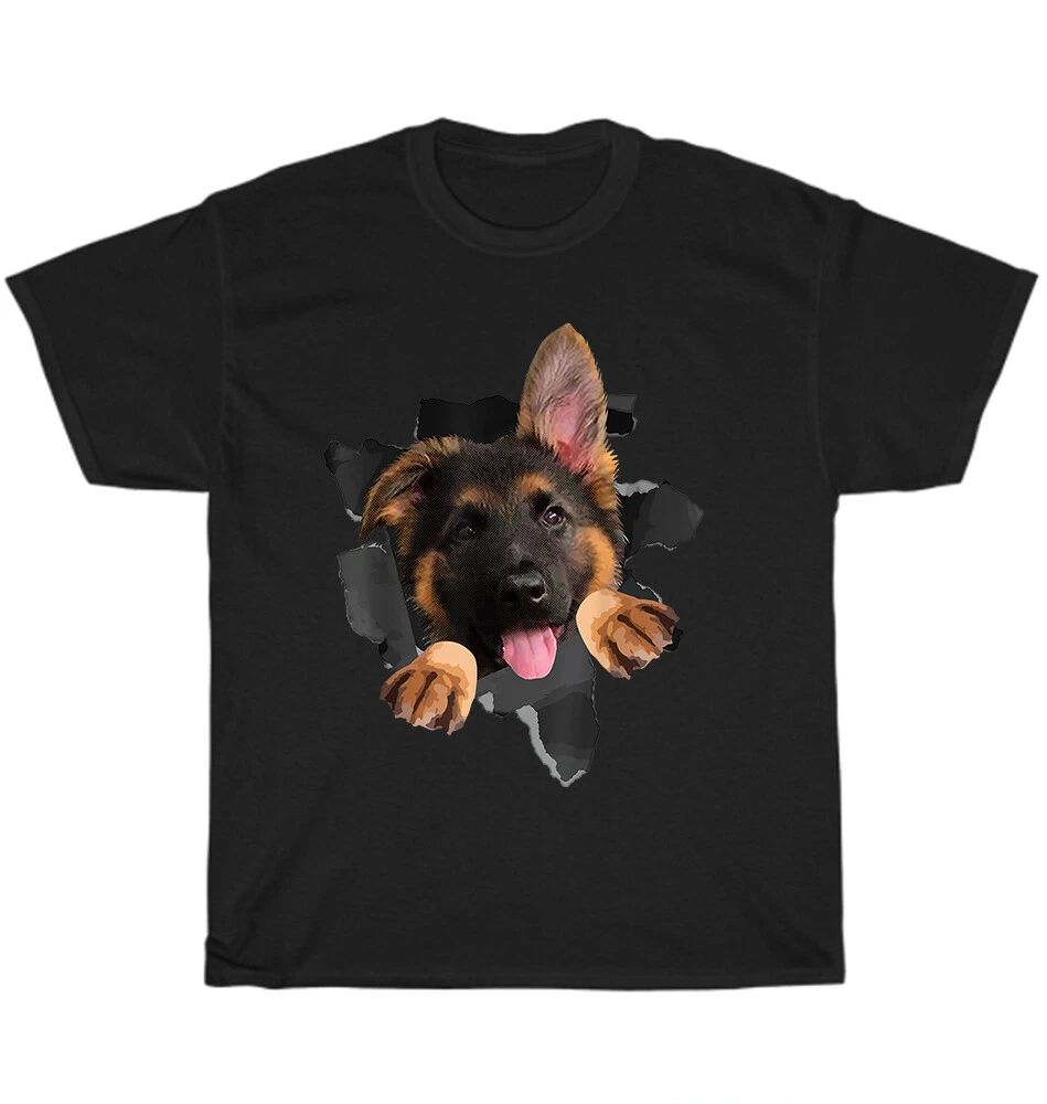 German Shepherd Dog Puppy Pet Animal Lover Owner T-Shirt Unisex Funny Tee Gift
