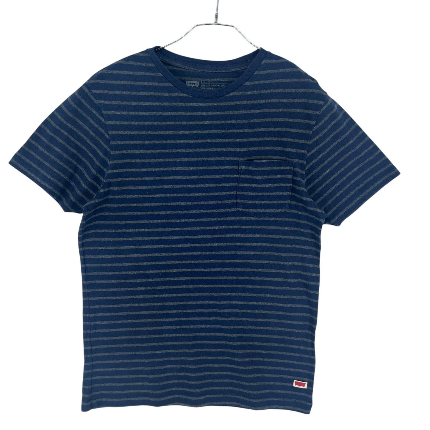 Levi'S Men Slim Fit Dark Blue Crew Neck T-Shirt Size S