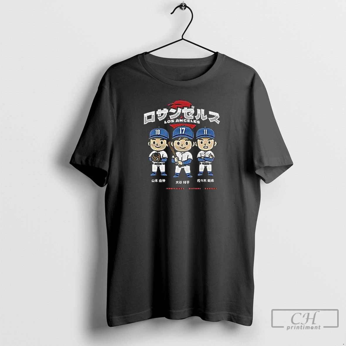Premium Nice Shohei Ohtani Los Angeles Dodgers Chibi Anime Shirtshohei Ohtani Los Angeles Dodgers Chibi