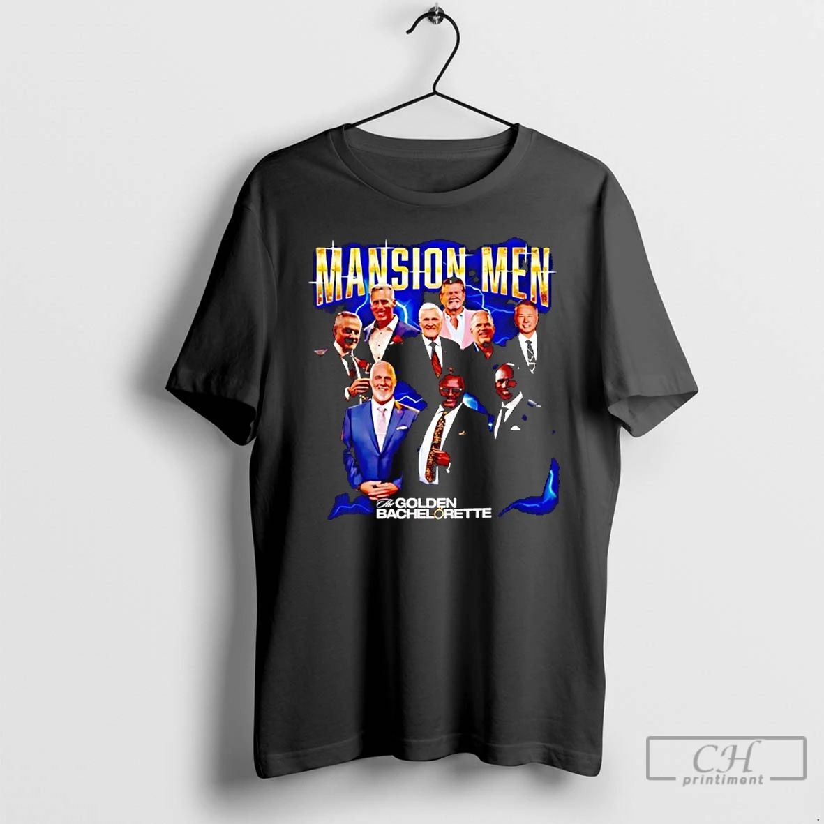 Classic Mansion Men The Golden Bachelorette T Shirts