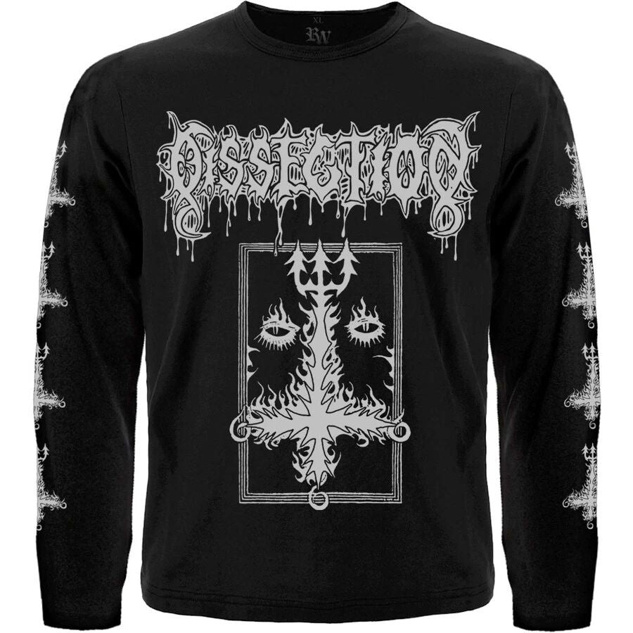 Dissection "The Past Is Alive" Long Sleeve Black T-Shirt mayhem bathory