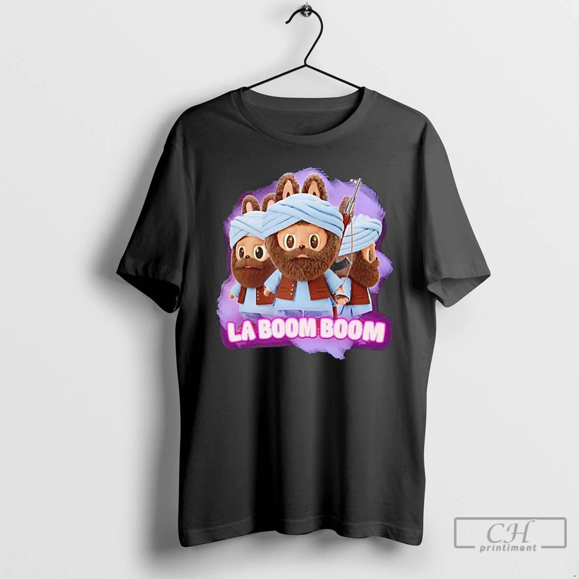 Classic La Boom Boom Labubu Graphic T Shirts