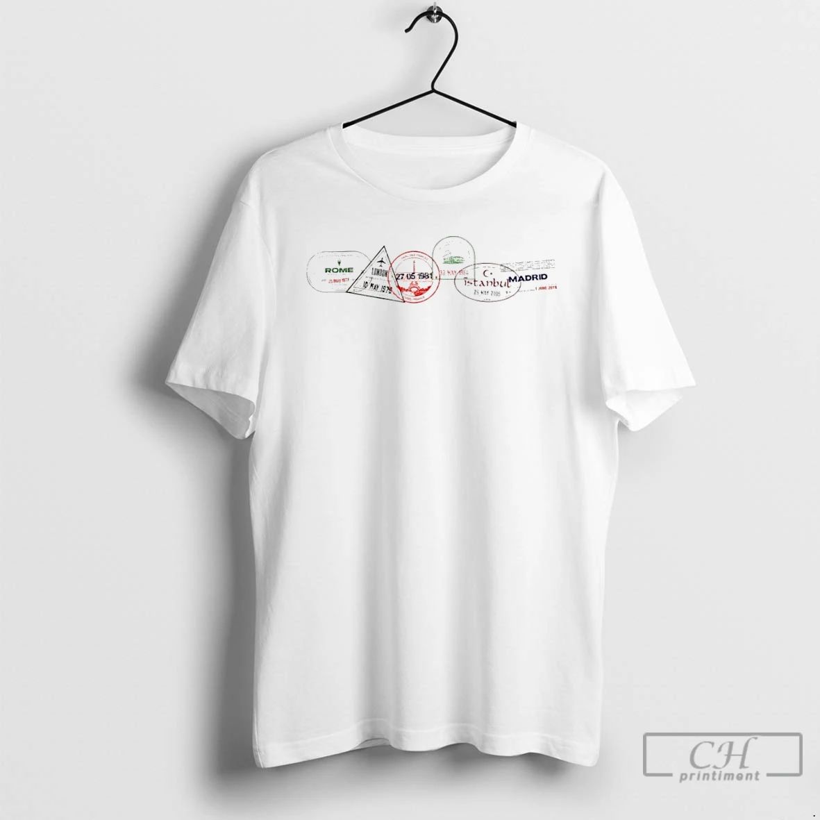Classic Champions Europeens Liverpool Logo T Shirts