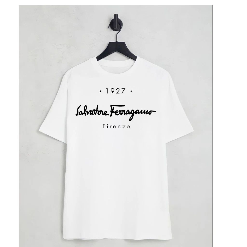 Salvatore Ferragamo Classic Logo Unisex T-Shirt (Sโ5XL) ๐โจ