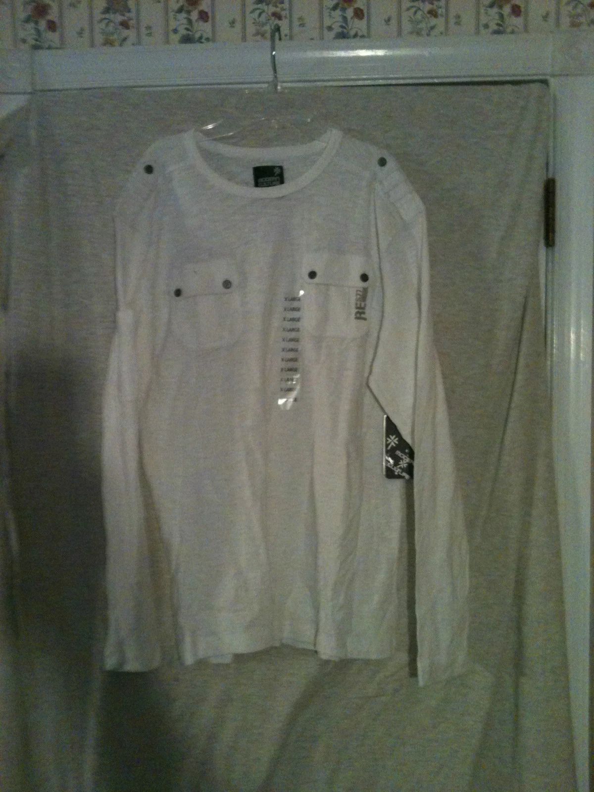 Modern Culture Men's Casual Shirt - BRAND NEW, Solid white, long sleeves.