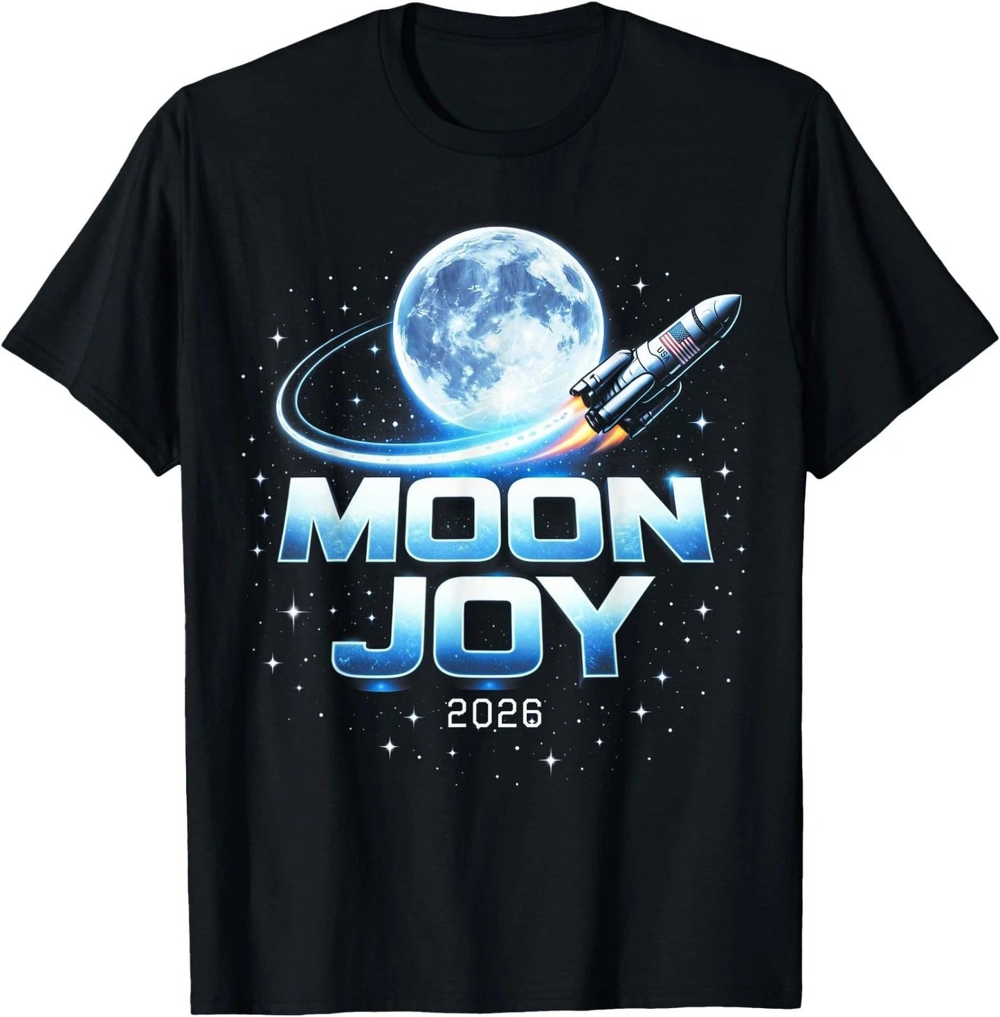 Moon Joy Space Exploration USA Moon Missions 2026 T-Shirt