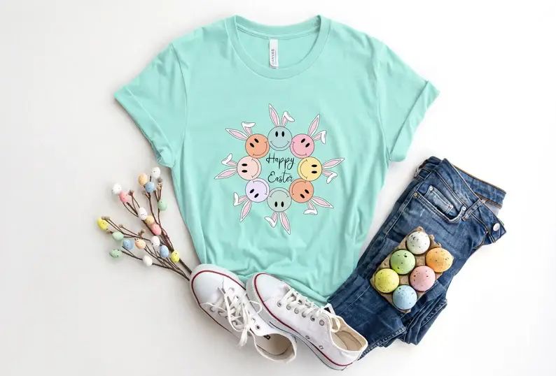 Happy Easter Smiley Face T-Shirt