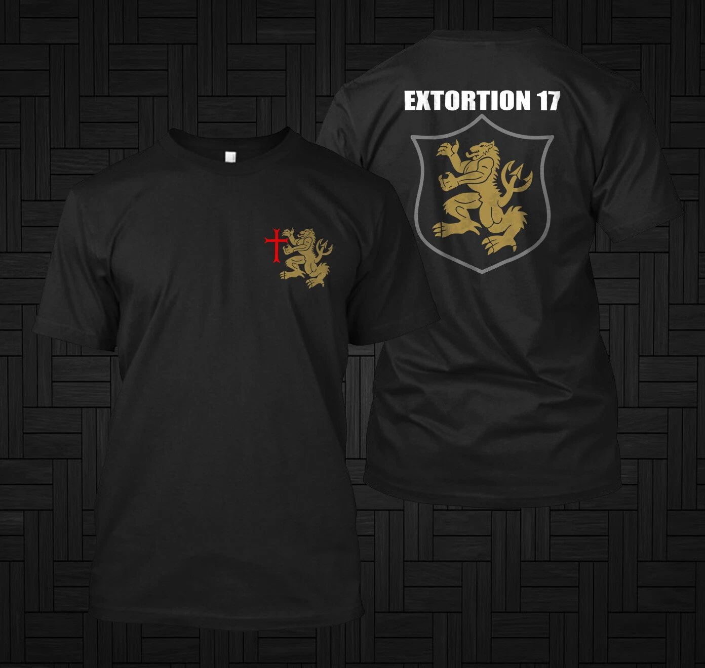 NEW Navy SEALS EXTORTION 17 Gold Squadron - custom front and back t-shirt tee