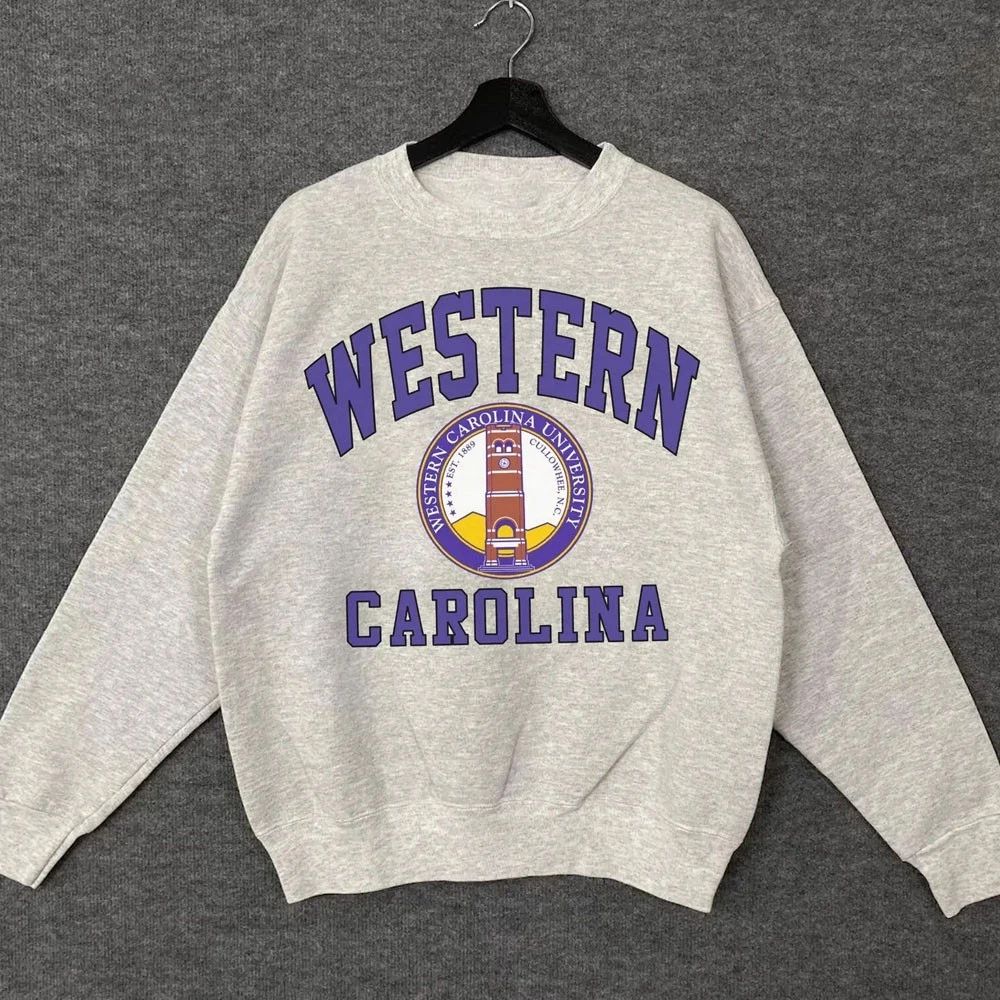 Vintage 90s Western Carolina University Sweatshirt T-Shirt, Sweatshirt & Hoodie