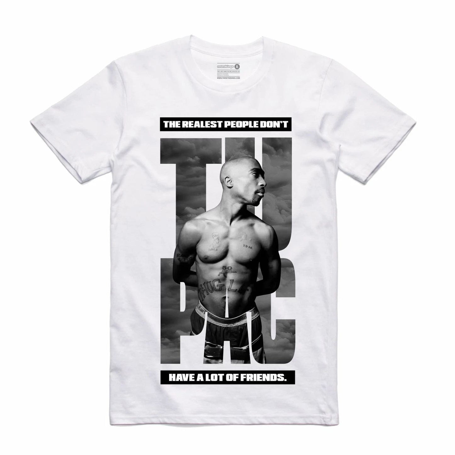 NEW Streetwear on Demand THUG BOLD WHITE Tee Shirt SMALL-3XLARGE LIMITED