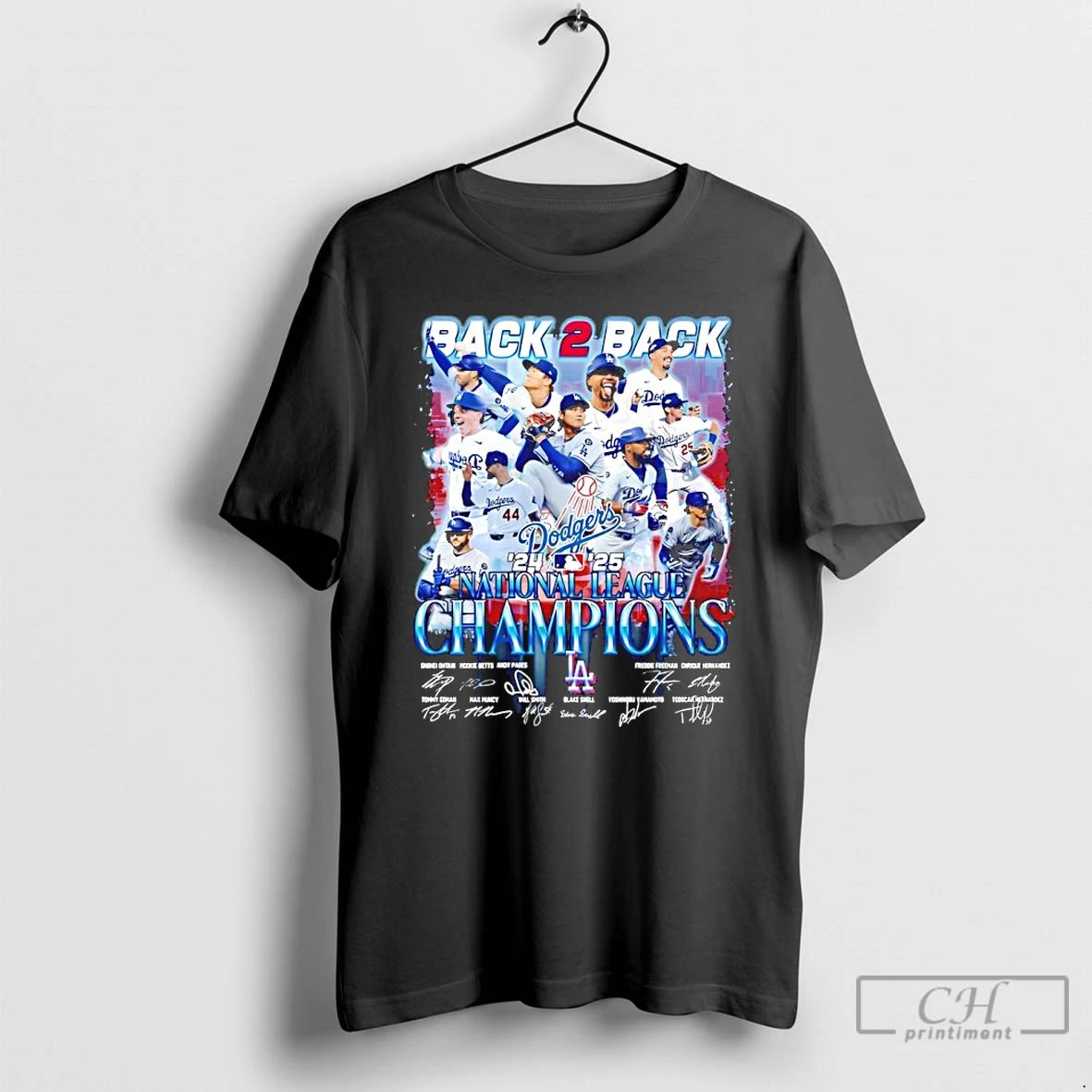 Classic Los Angeles Dodgers Back 2 Back 24 25 Nl World Series Champions Signatures