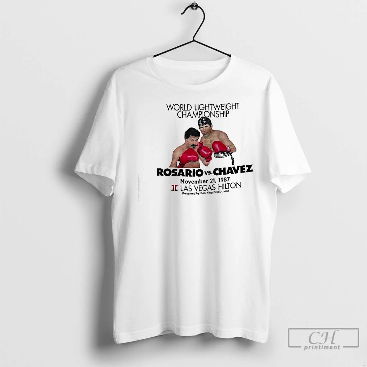 Classic Edwin Rosario And Julio Cesar Chavez World Lightweight Championship Las Vegas Hilton
