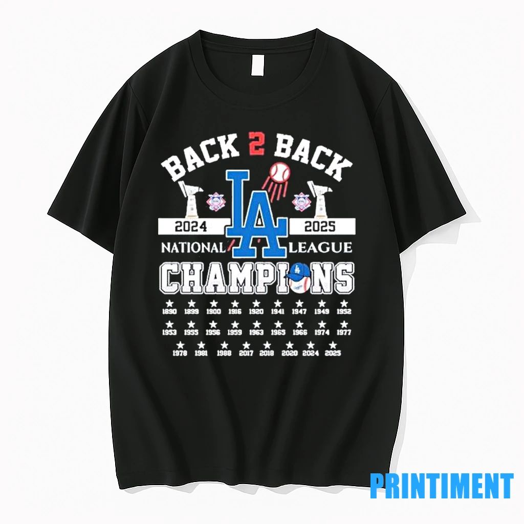 Los Angeles Dodgers B2b Nl Champions 2024 2025 Tshirts Sweater