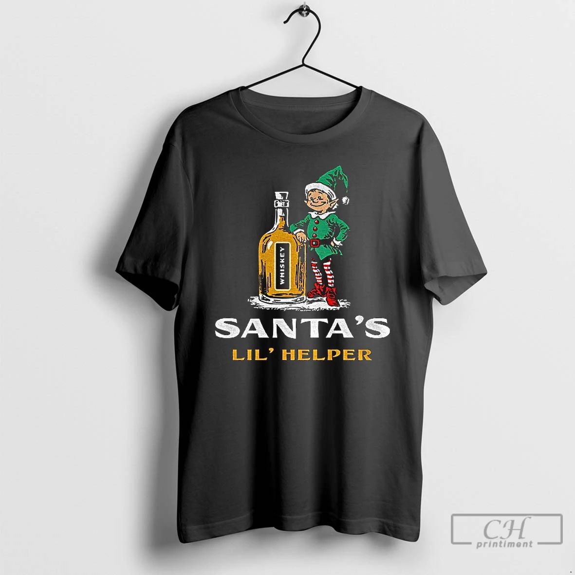 Classic Santas Lil Helper Merry Christmas T Shirts