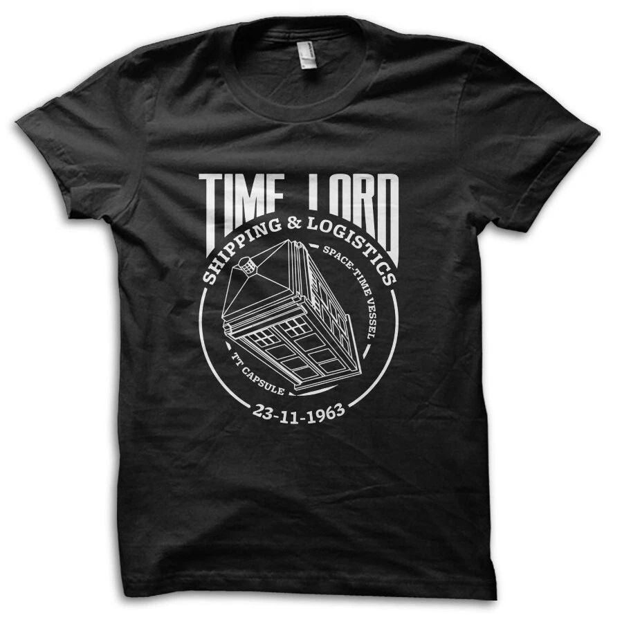 Time Lord Logistics Sci-Fi Movie TV Parody Reference T-Shirt M5738